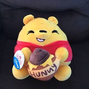 Incredibly soft 14” Disney Winnie the Pooh Snackles Plush with Hunny Pot